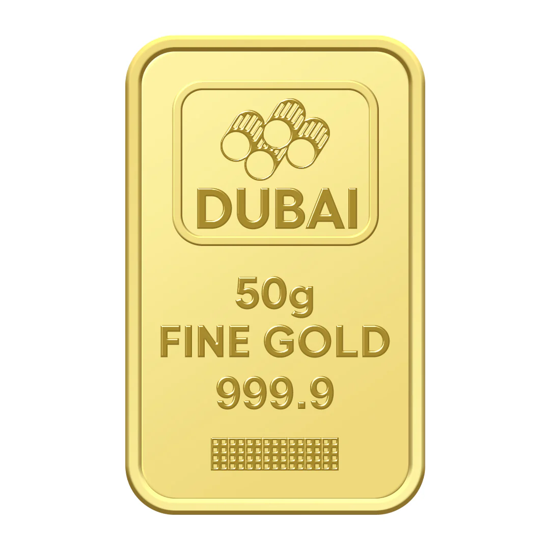 50g Burj Khalifa Pure 999.9 Fine Gold Bar 24KT - FKJGBR24K2346 - Image 2