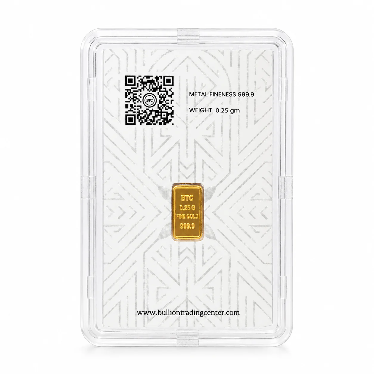 BTC 0.25 Gram Gold Bar 24KT - FKJGBR24K6952 - Image 2