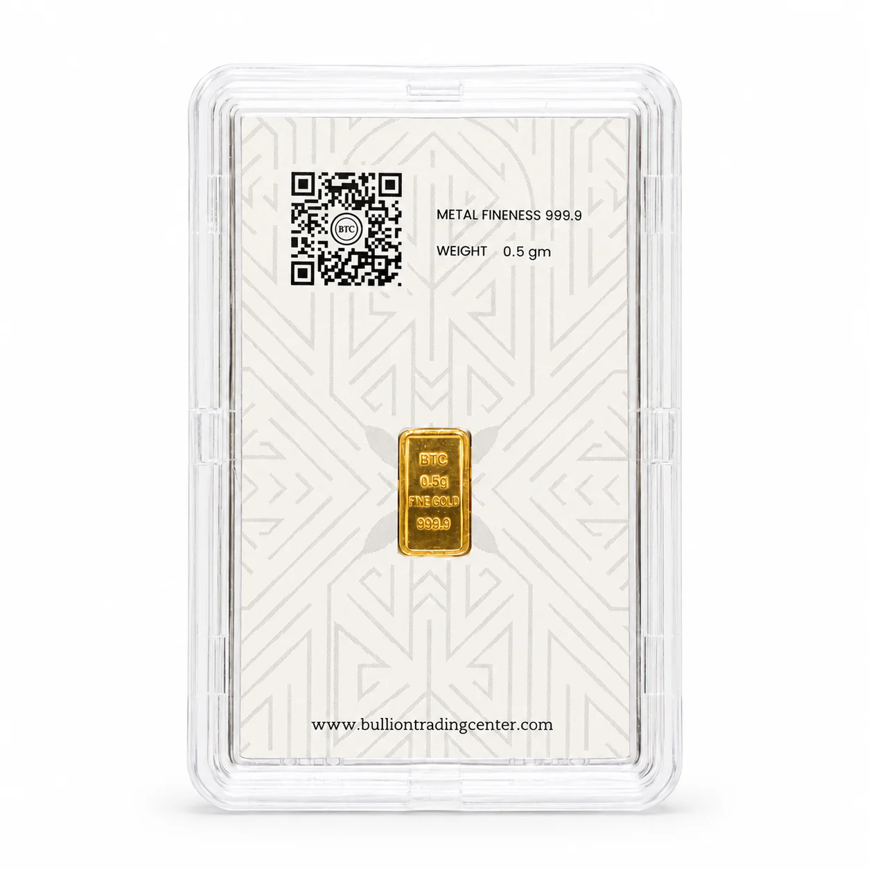 BTC 0.5 Gram Gold Bar 24KT - FKJGBR24K6951 - Image 2