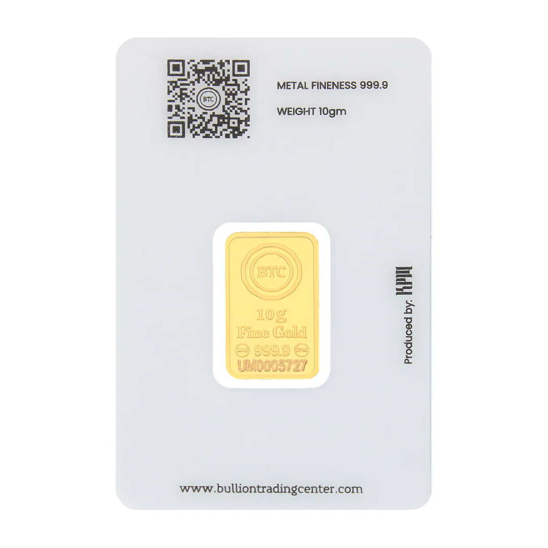 BTC 10 Grams Ummi Gold Bar 24KT - FKJGBR24K6613 - Image 2