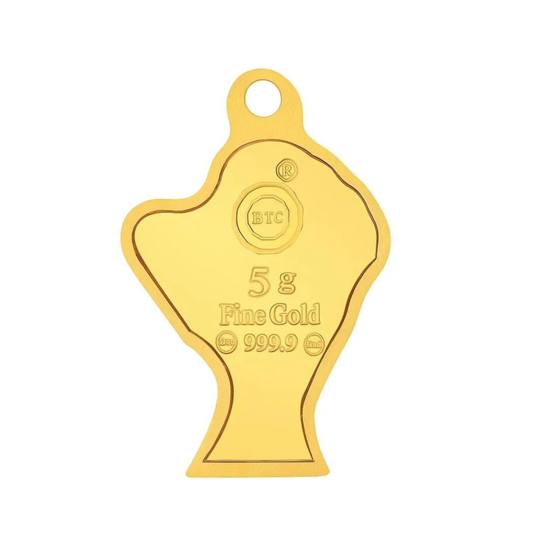 BTC 5.35 Grams Pendant 999.9 Purity (Without Chain)- FKJPND24K6694 - Image 2