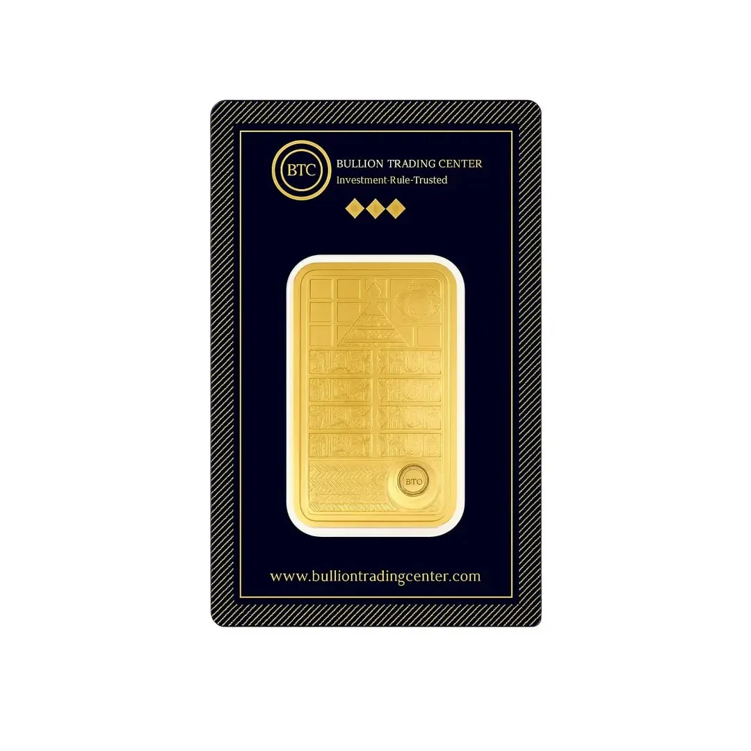 BTC 50 Grams The Prophet Tomb Gold Bar 24KT - FKJGBR24K6645