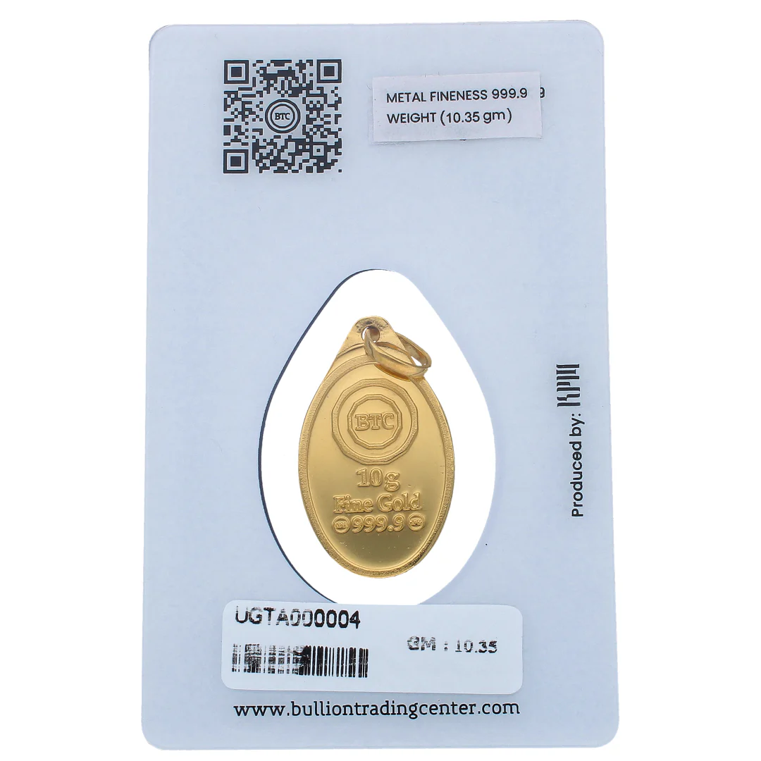 BTC Ammi 10.35 Grams Gold Pendant 24KT - FKJPND24K6658 - Image 2