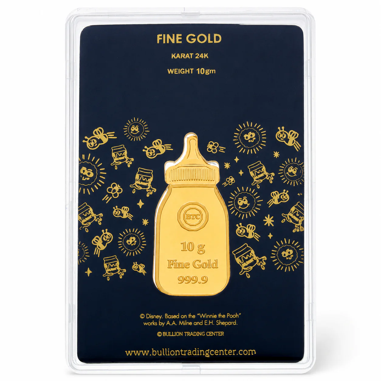 BTC Disney Bottle 10 Grams Gold Bar 24KT – FKJGBR24K6935 - Image 2