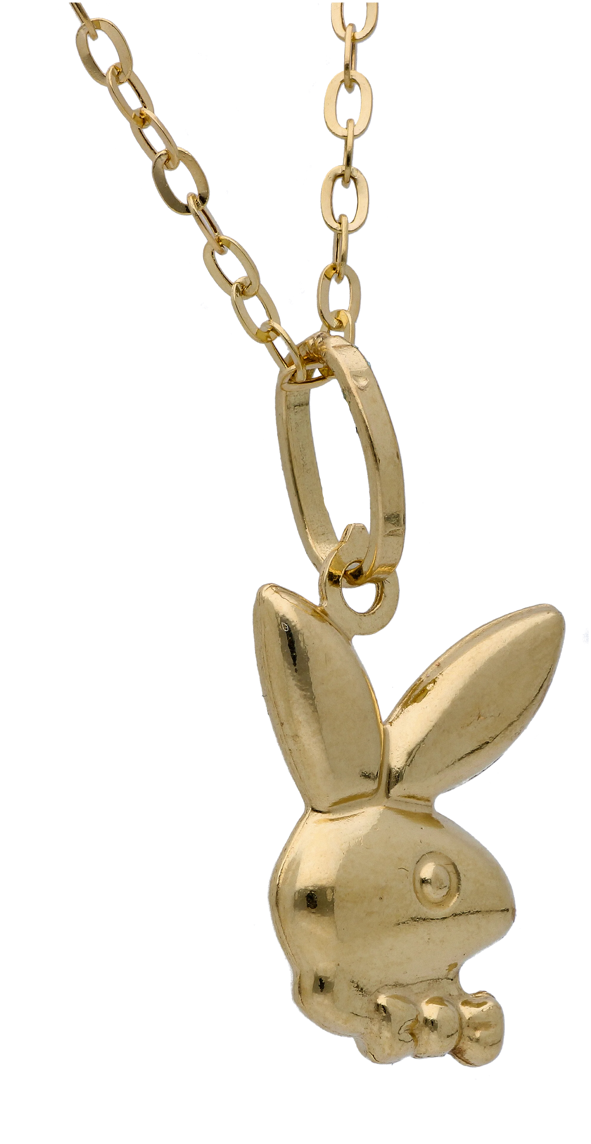 Gold Necklace (Chain with Playboy Pendant) 18KT - FKJNKL18KU6301 - Image 2
