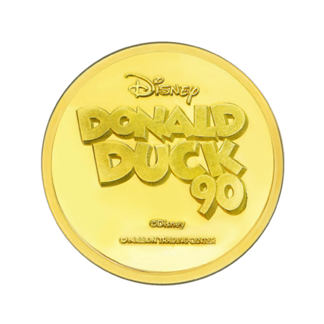 Disney Donald Duck 8 Grams BTC Coin 999.9 Purity  - FKJCON24K6693 - Image 2