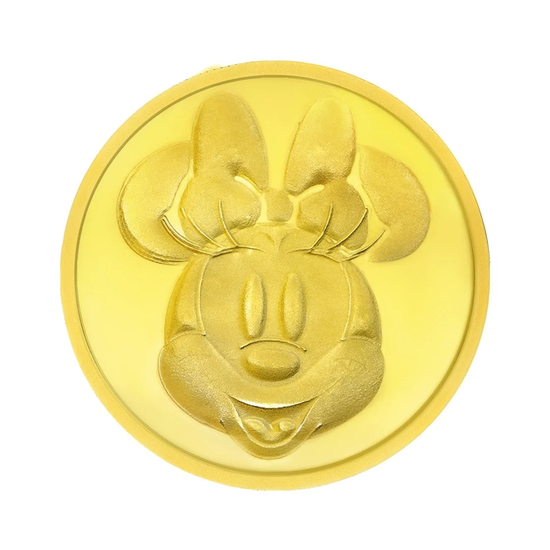 Disney Minnie Mouse 4 Grams BTC Coin 999.9 Purity  - FKJCON24K6692