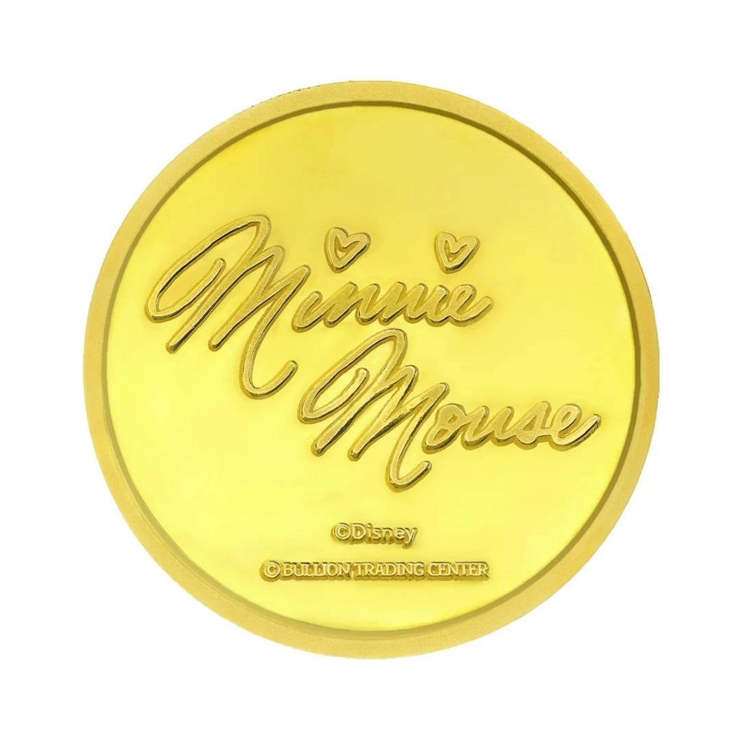 Disney Minnie Mouse 4 Grams BTC Coin 999.9 Purity  - FKJCON24K6692 - Image 2