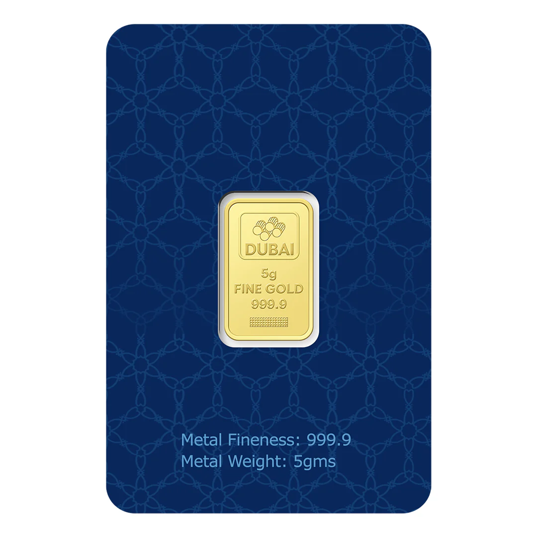Dubai 5 Grams Pure 999.9 Fine Gold Bar - FKJGBR24K2221 - Image 4