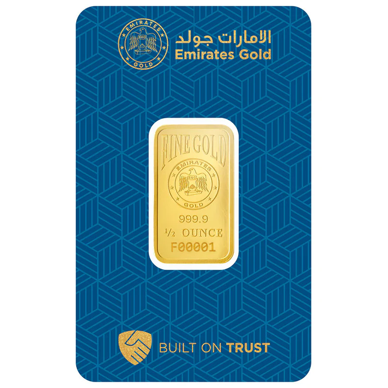Emirates 1/2 Ounce 999.9 Purity Gold Bar - FKJGBR24K2203 - Image 3