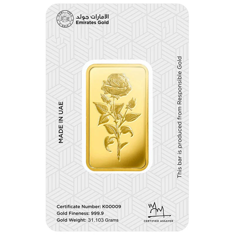 Emirates 1 Ounce 999.9 Purity Gold Bar - FKJGBR24K2202 - Image 4