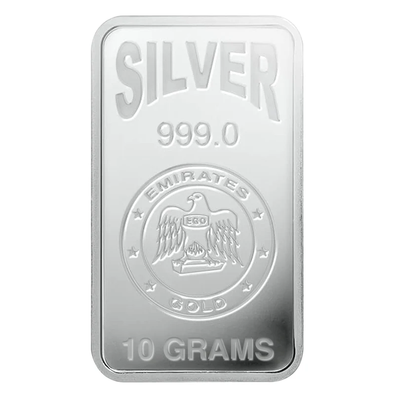 Emirates 10 Gram Silver Bar in 999 Silver - FKJGBRSL2160