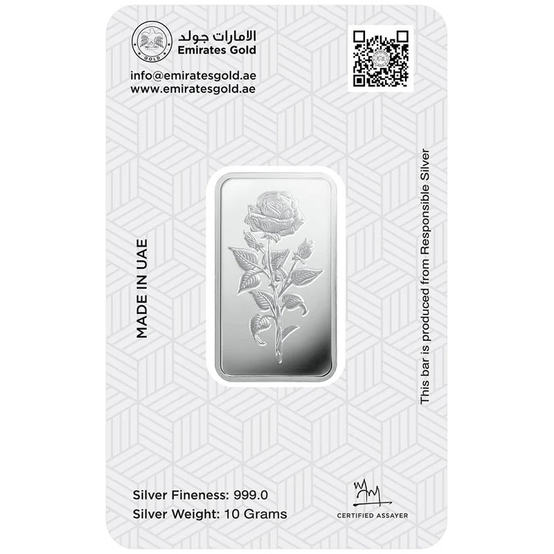 Emirates 10 Gram Silver Bar in 999 Silver - FKJGBRSL2160 - Image 3