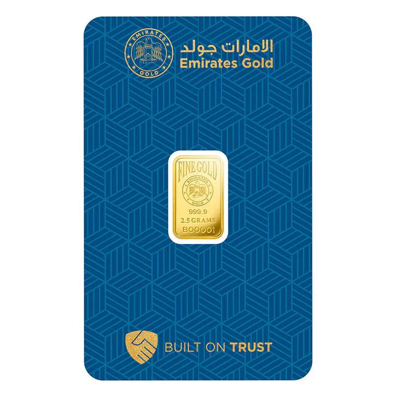 Emirates 2.5 Grams 999.9 Purity Gold Bar - FKJGBR24K2196 - Image 4