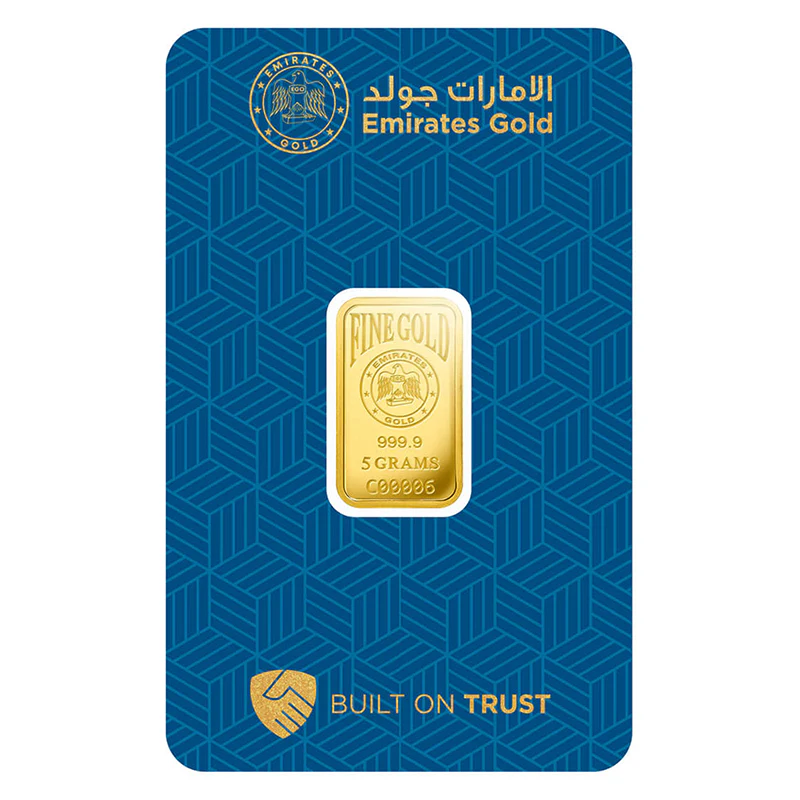 Emirates 5 Grams 999.9 Purity Gold Bar - FKJGBR24K2197 - Image 3