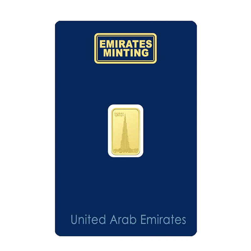 Emirates Minting 1 Gram Burj Khalifa Gold Bar 999.9 Purity - FKJGBR24K2321 - Image 2