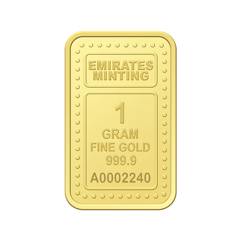 Emirates Minting 1 Gram Flower Gold Bar 999.9 Purity - FKJGBR24K2323 - Image 5
