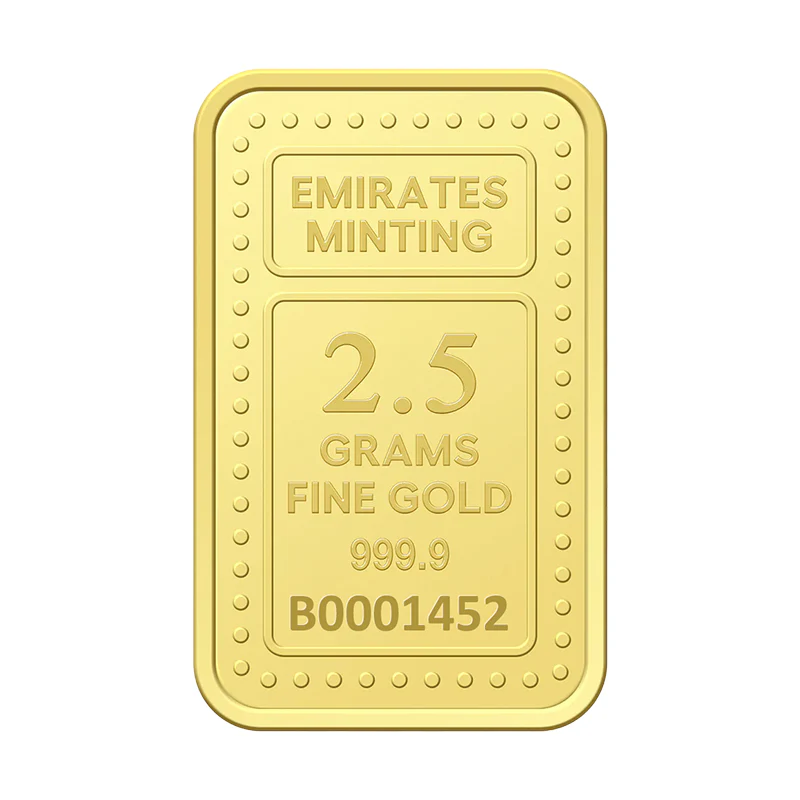 Emirates Minting 2.5 Grams Burj Khalifa Gold Bar 999.9 Purity - FKJGBR24K2297 - Image 3
