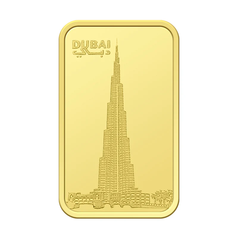 Emirates Minting 2.5 Grams Burj Khalifa Gold Bar 999.9 Purity - FKJGBR24K2329 - Image 4