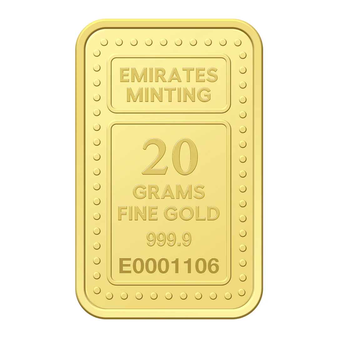 Emirates Minting 20 Grams 999.9 Purity Gold Bar - FKJGBR24K2254 - Image 3