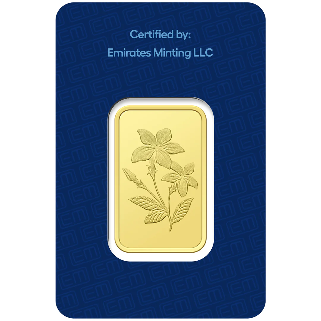Emirates Minting 50 Grams 999.9 Purity Gold Bar - FKJGBR24K2258 - Image 2