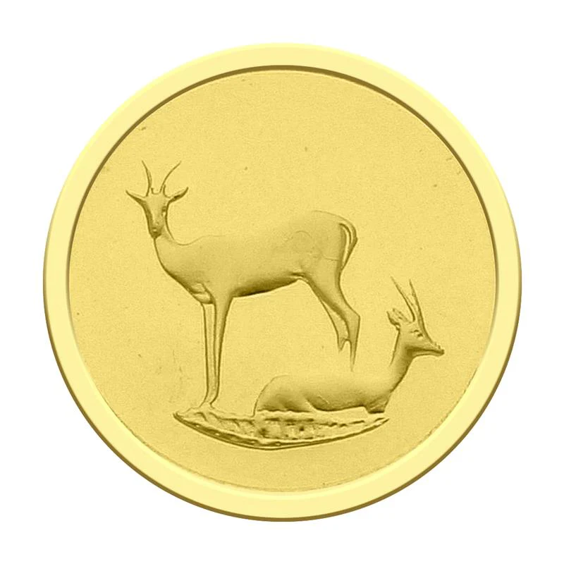 Emirates Minting Reindeer Design 1 Gram Gold Coin 999.9 Purity - FKJCON24K2304 - Image 2