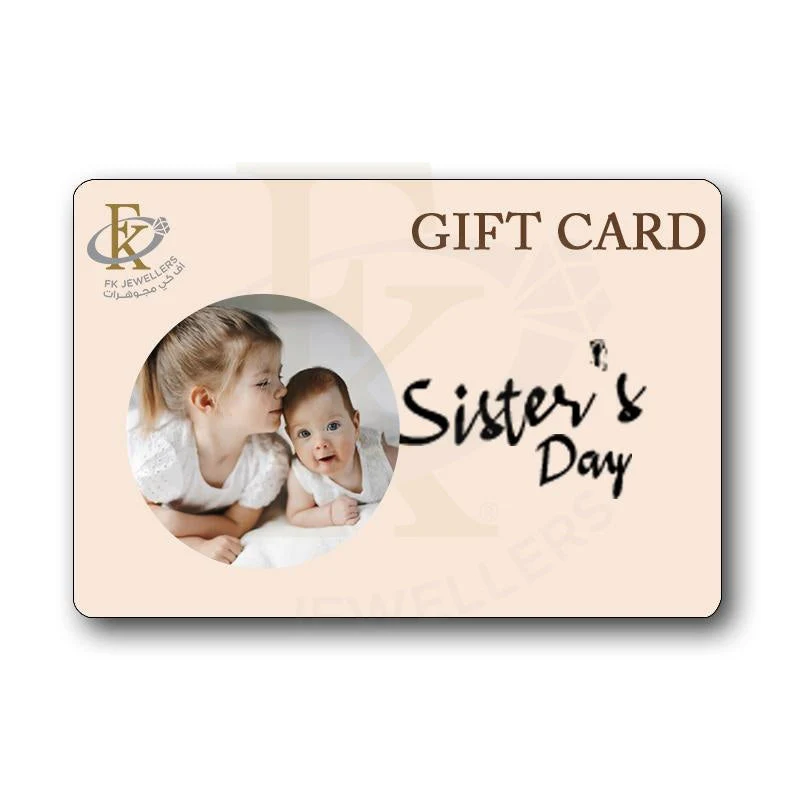 FK Jewellers Happy Sister's Day Gift Card - FKJGIFT2013