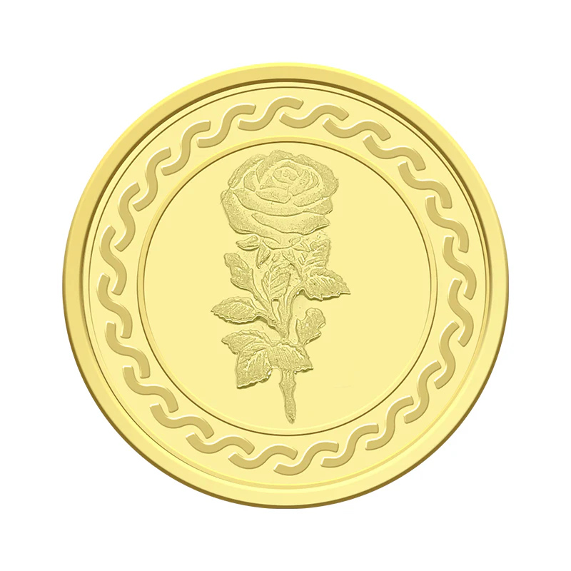 Gold 1 Ounce Flower Coin 999.9 Purity - FKJCON24K2291 - Image 4