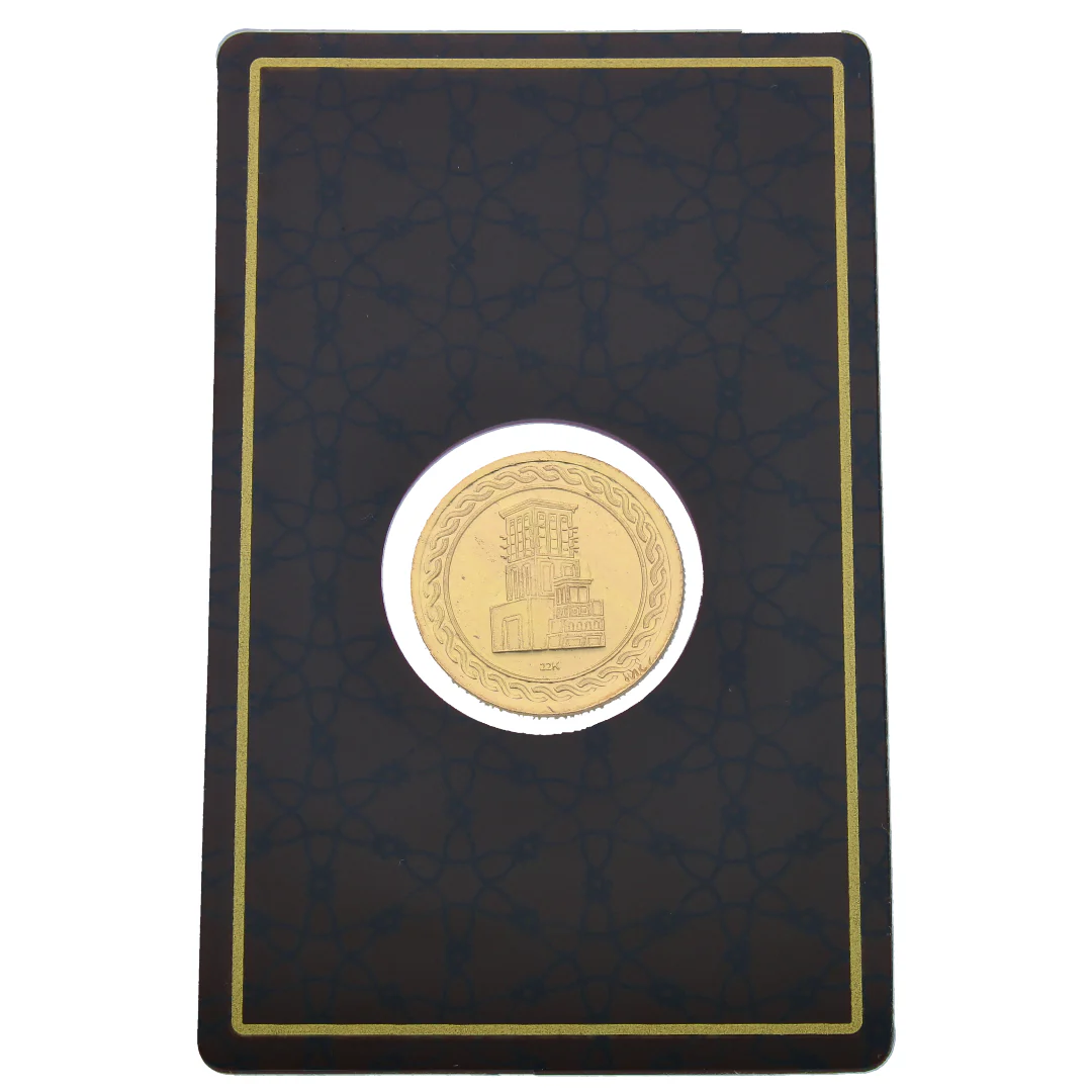 Gold 10 Grams Burj Khalifa Coin 22KT - FKJCON22K2341 - Image 4