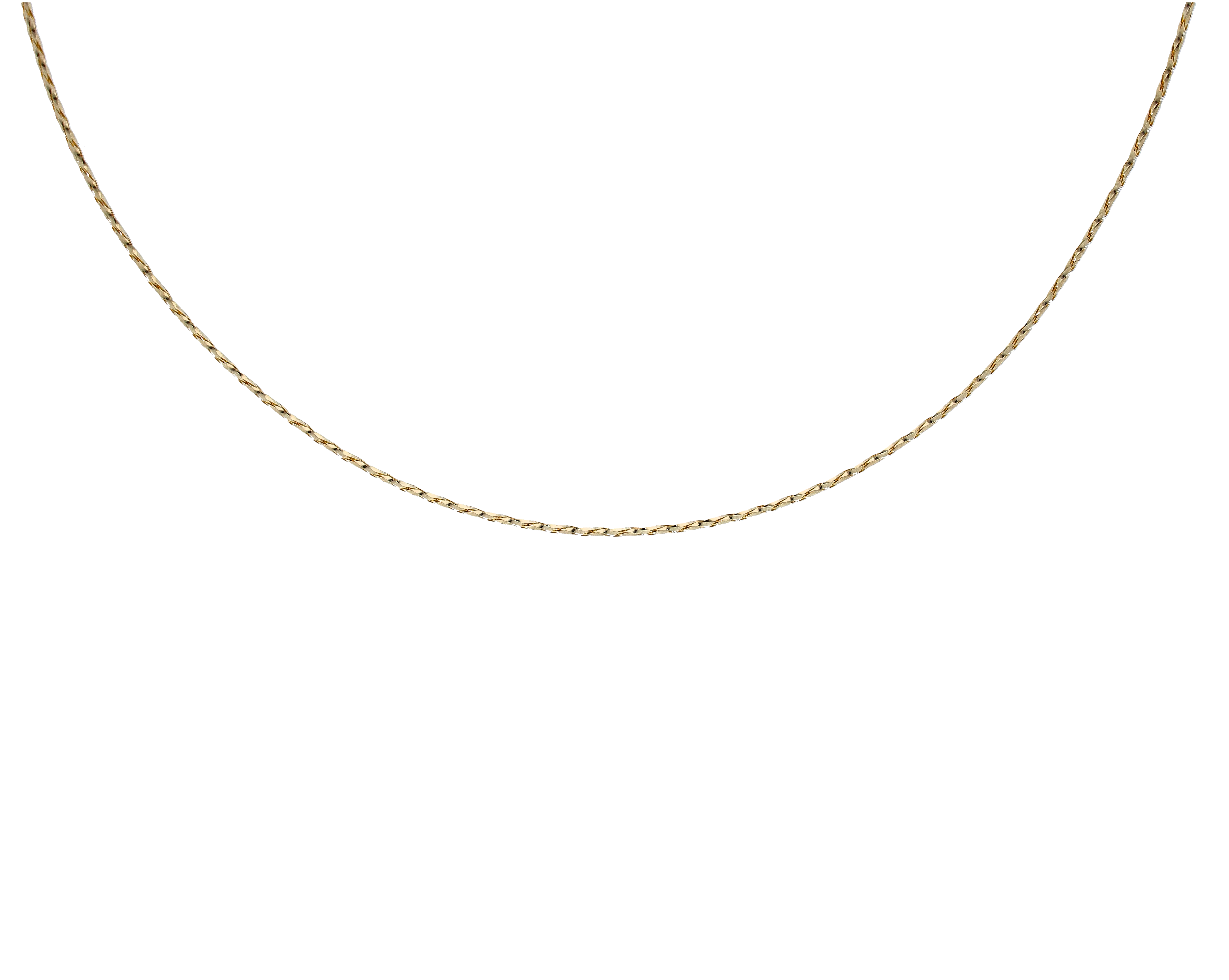 Gold 18 Inches Chain in 18KT - FKJCN18KU6308 - Image 2
