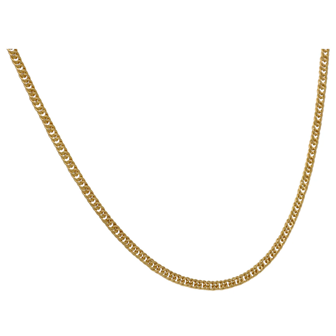 Gold 18 Inches Curb Chain 18KT - FKJCN18KU6546 - Image 2