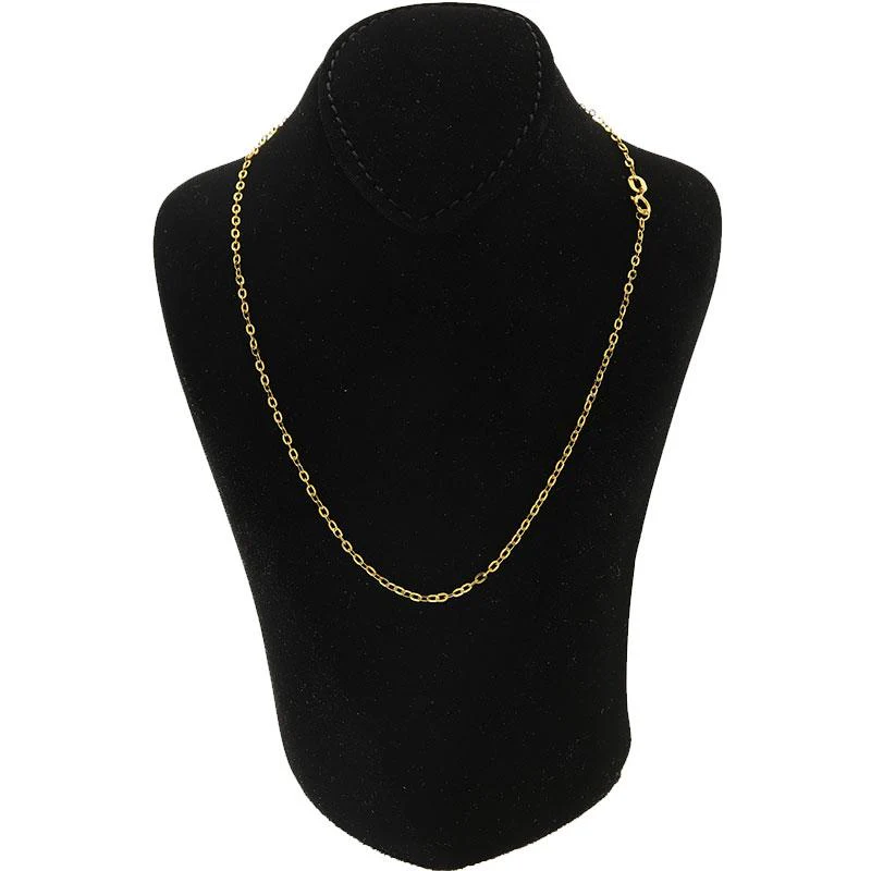 Gold 18 Inches Link Chain in 18KT - FKJCN18KU6321 - Image 3