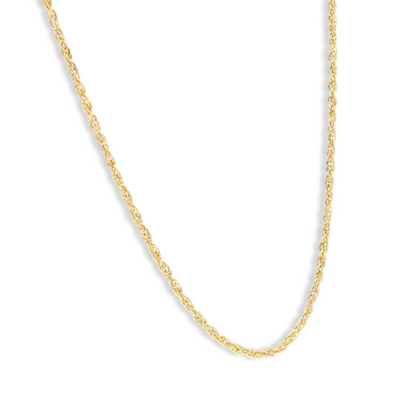 Gold 18 Inches Rope Chain 18KT - FKJCN18KU3004 - Image 2