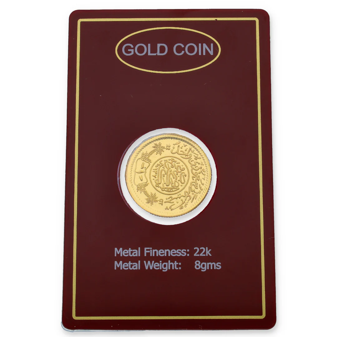 Gold 22KT 8 Grams Coin - FKJCON22K2303 - Image 3