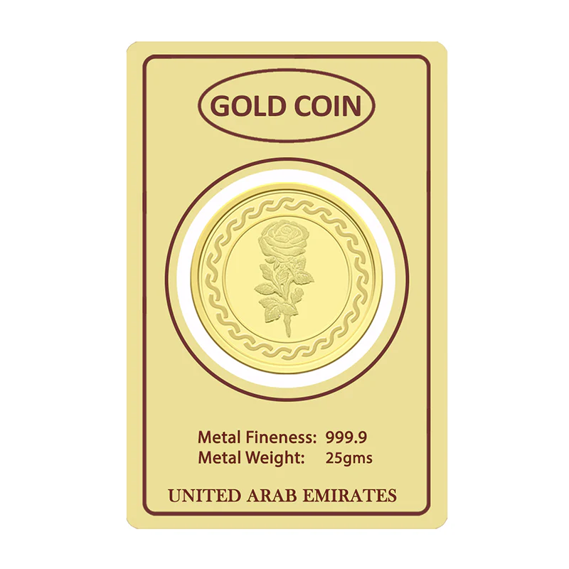 Gold 25 Grams Coin 24KT 999.9 Purity - FKJCON24K2276 - Image 2
