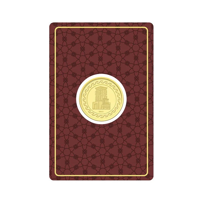 Gold 4 Gram Coin 24KT 999.9 Purity - FKJCON24KU4011 - Image 3