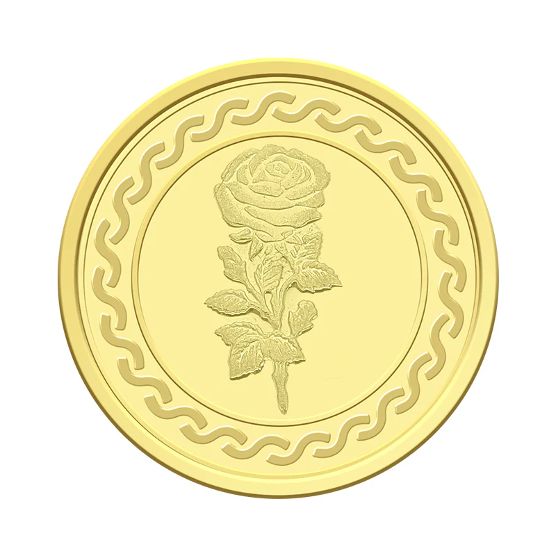 Gold 4 Gram Coin 24KT 999.9 Purity - FKJCON24KU4011 - Image 4