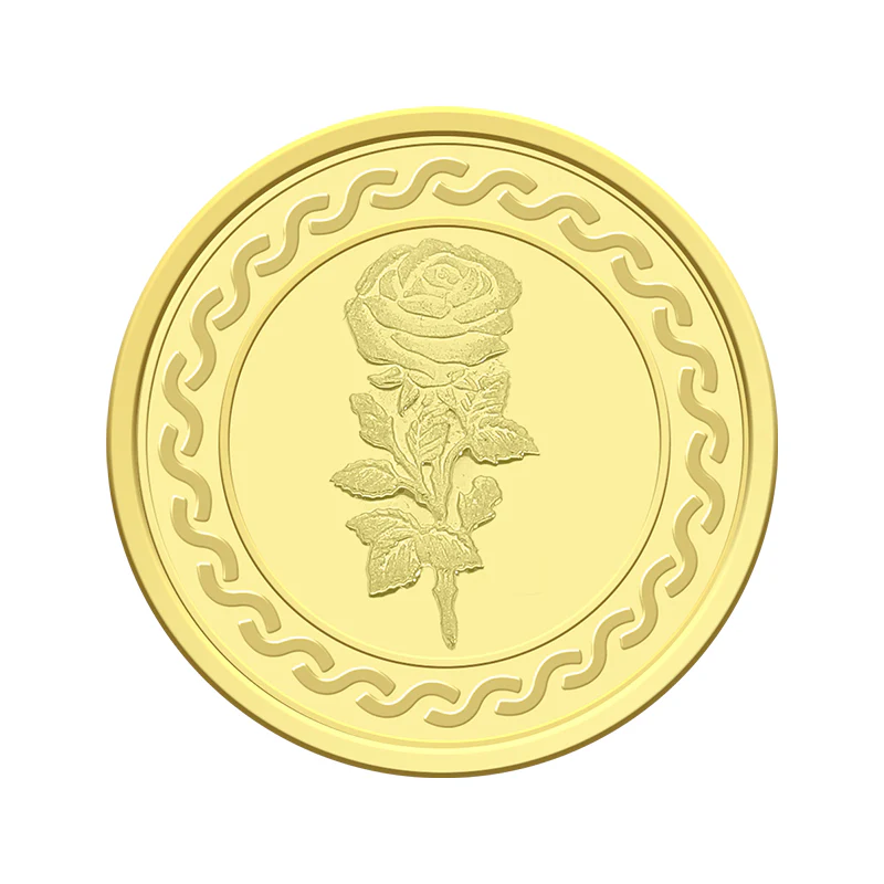 Gold 50 Grams Coin 24KT 999.9 Purity - FKJCON24K2278 - Image 4