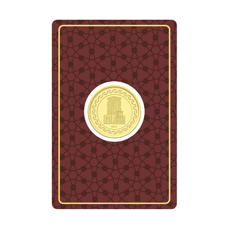 Gold 8 Gram Coin 24KT 999.9 Purity - FKJCON24KU4012 - Image 3
