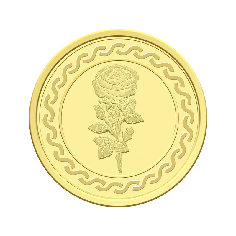 Gold 8 Gram Coin 24KT 999.9 Purity - FKJCON24KU4012 - Image 4