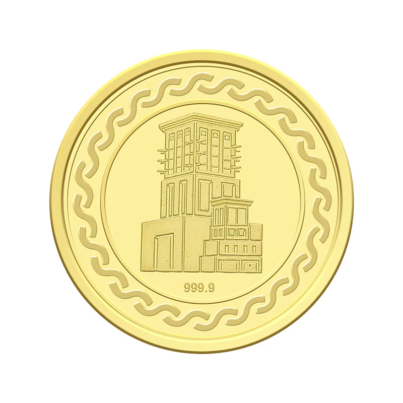 Gold 8 Gram Coin 24KT 999.9 Purity - FKJCON24KU4013 - Image 4