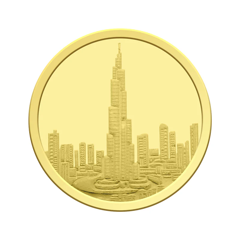 Gold 8 Gram Coin 24KT 999.9 Purity - FKJCON24KU4013 - Image 5