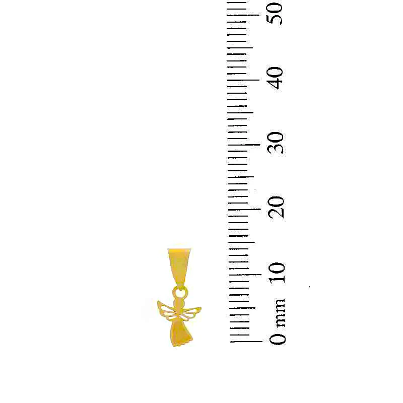 Gold Angel Pendant 18KT - FKJPND18KU1045 - Image 2