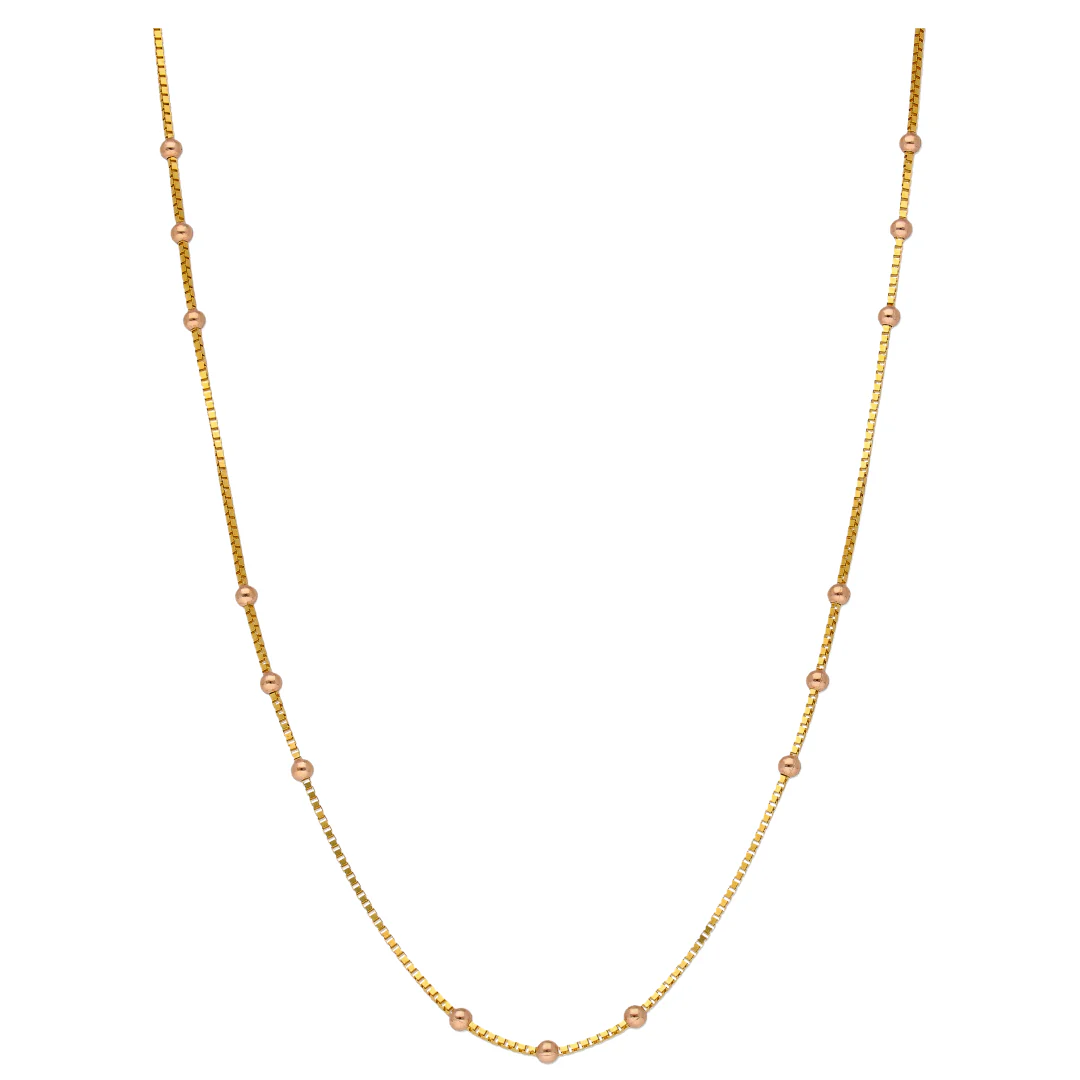 Gold Ball Chain 22KT - FKJCN22KU6647 - Image 2
