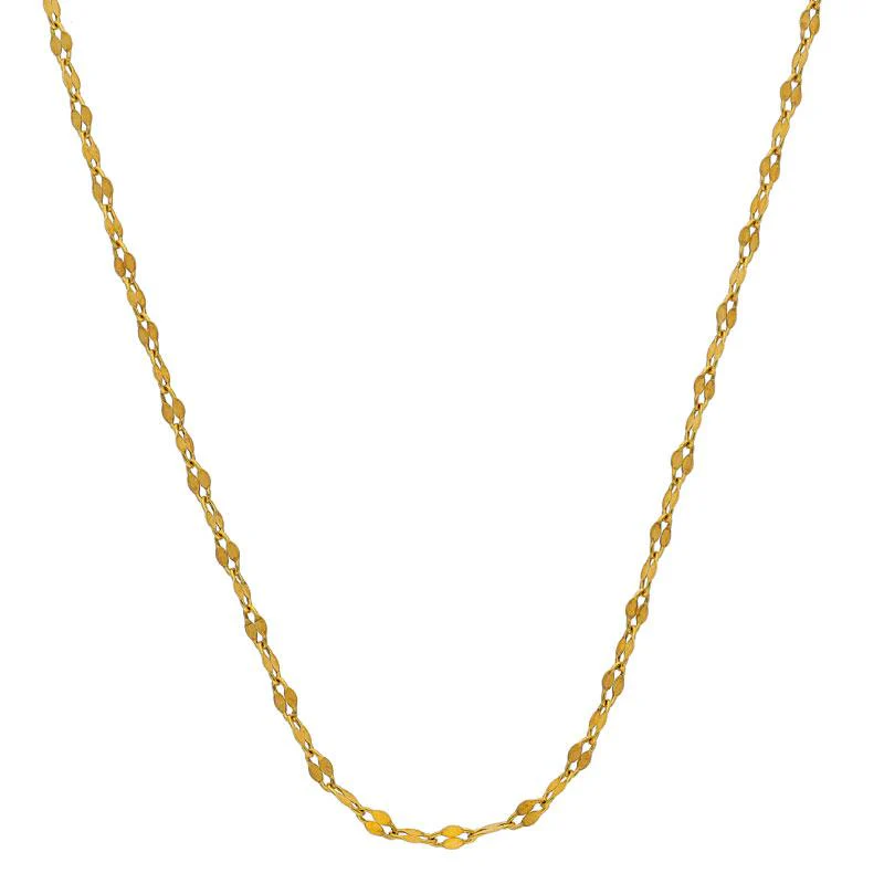 Gold Link Disco Chain 18KT - FKJCN2070