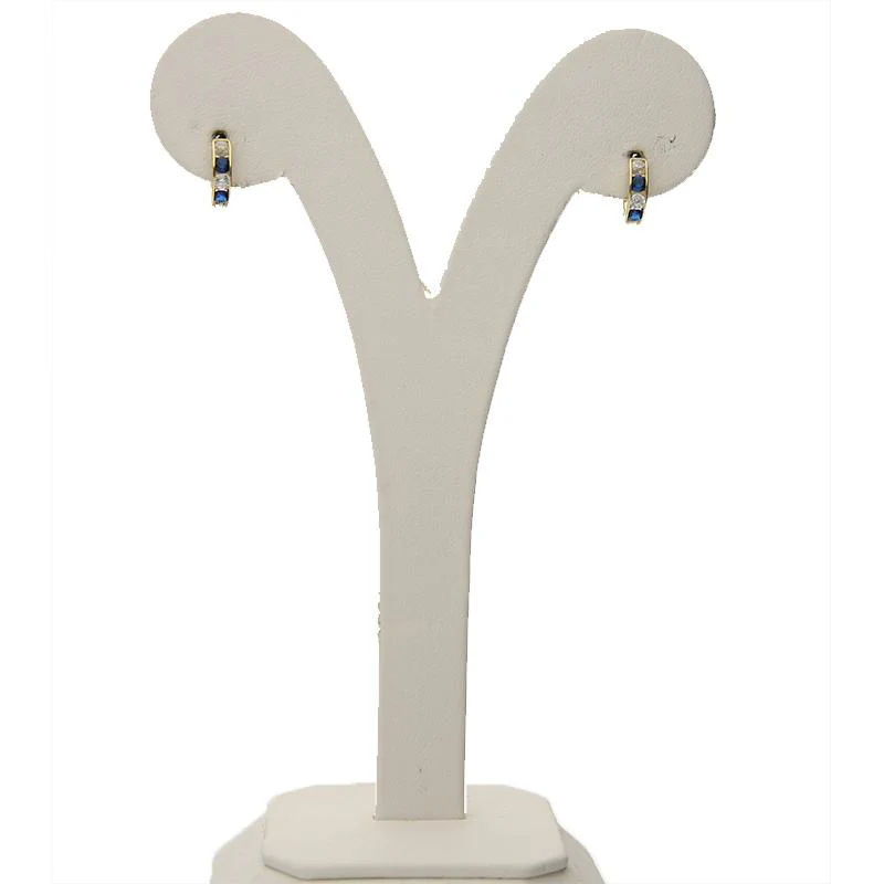 Gold Clip on Hoop Earrings 18KT - FKJERN18K2445 - Image 3