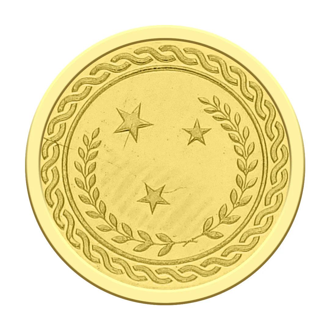Gold Coin 0.5 Gram 22KT - FKJCON22K2266 - Image 3