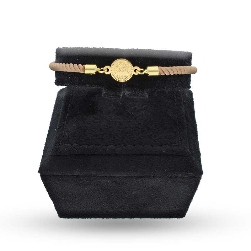 Gold Coin String Bracelet 21KT - FKJBRL21KU1071 - Image 3