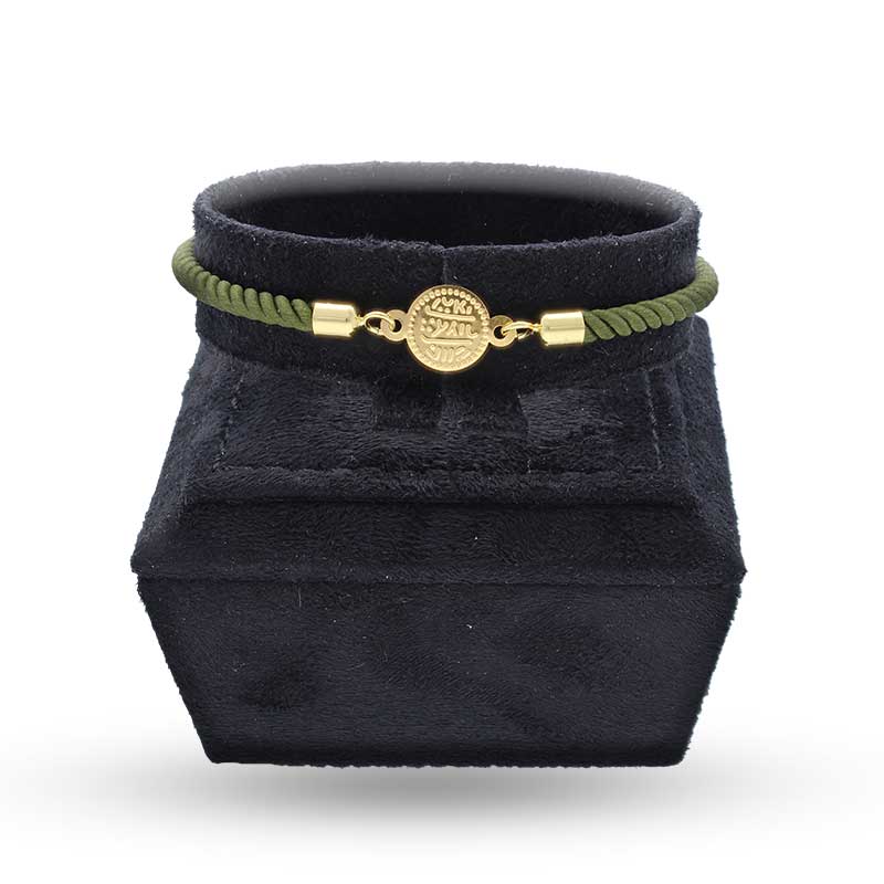 Gold Coin String Bracelet 21KT - FKJBRL21KU1086 - Image 3