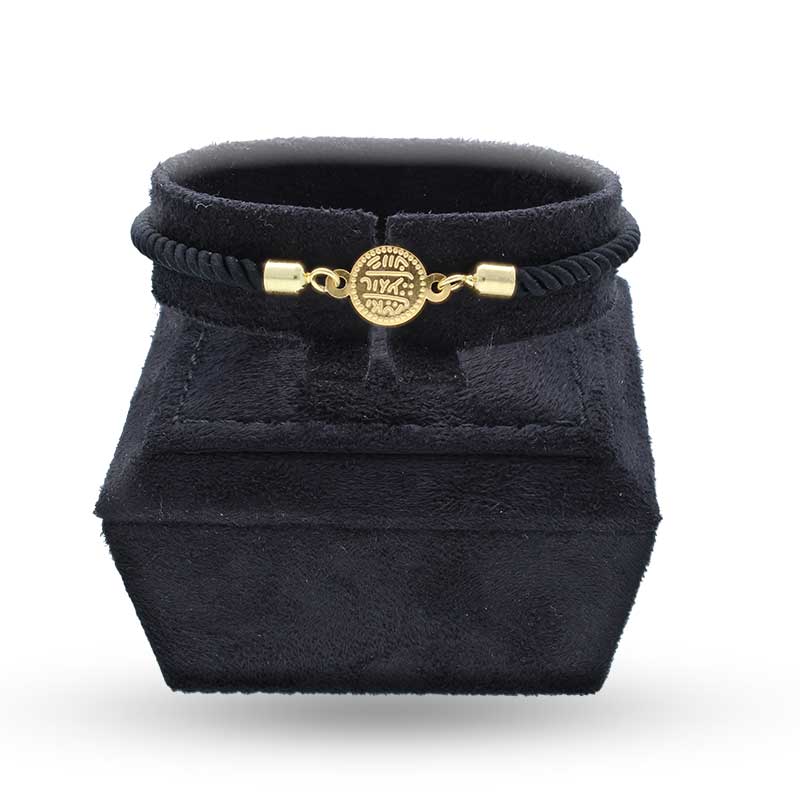 Gold Coin String Bracelet 21KT - FKJBRL21KU1088 - Image 3